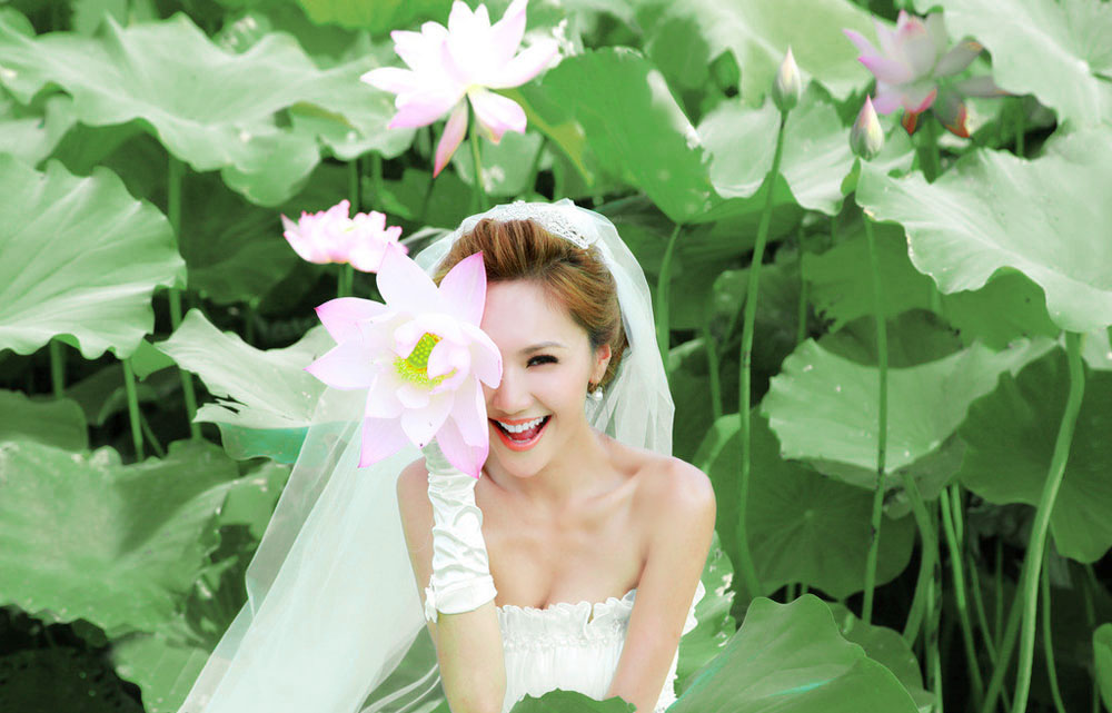 荷塘月色婚纱照