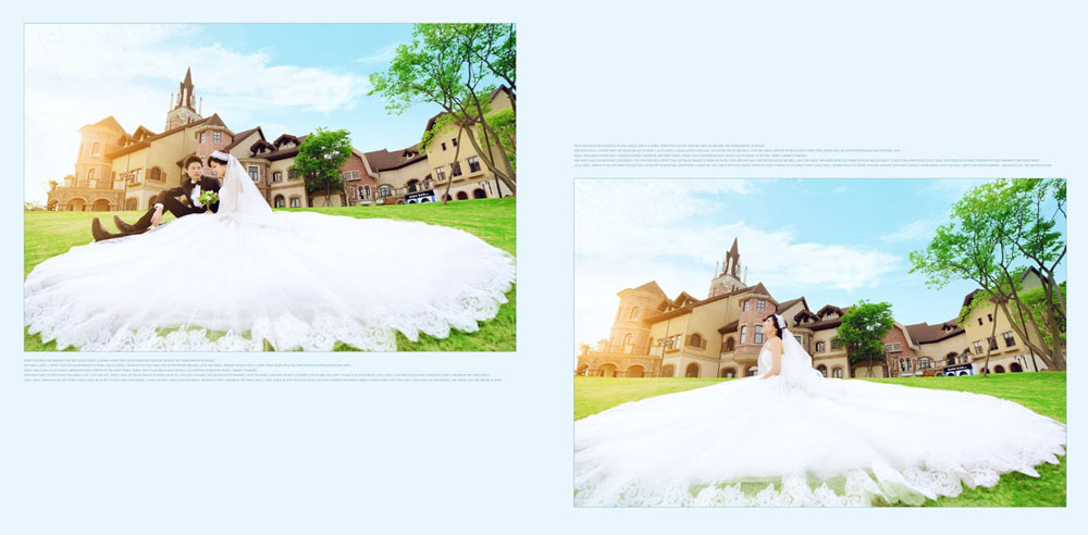 廊桥水乡婚纱照