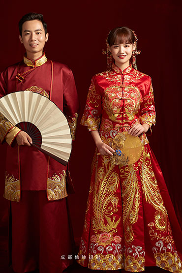 中式婚纱照