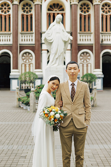 教堂婚纱照-绽放的年华