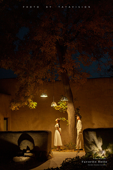 中卫旅拍  黄河宿集 夜景